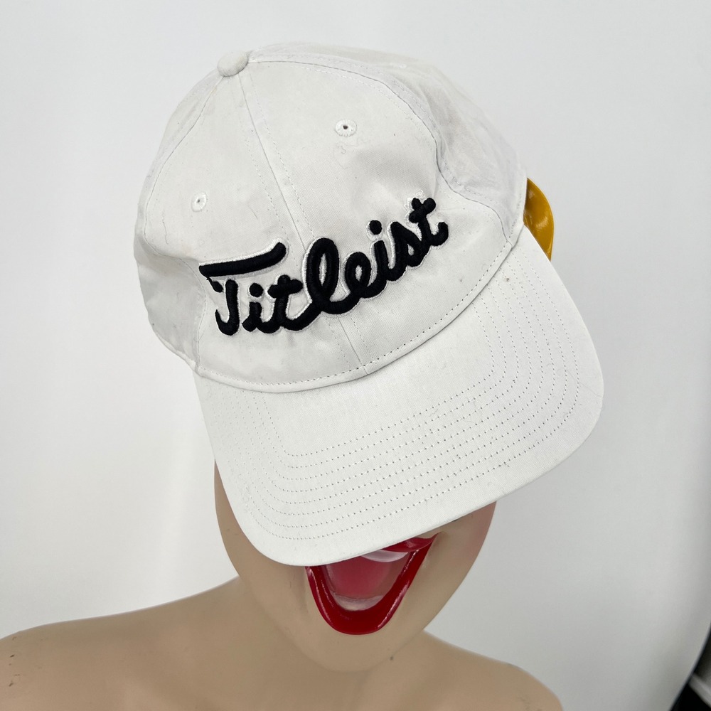 Titleist TSR Golf‎ Hat Cap White Gray Embroidered Adjustable Ponytail